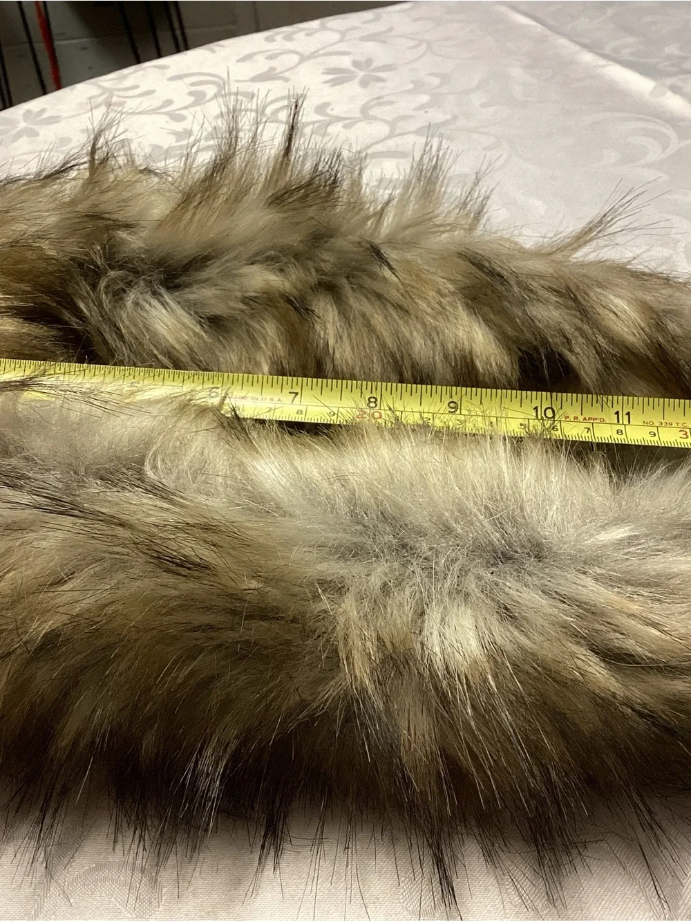 Fur. Scarf Collar in Natural Brown - Unbranded